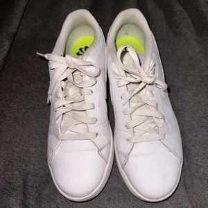 NIKE White Athletic Sneakers